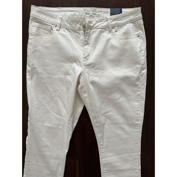 Resfeber jeans Roma collection cream skinny  jeans size 16 - Picture 13 of 15